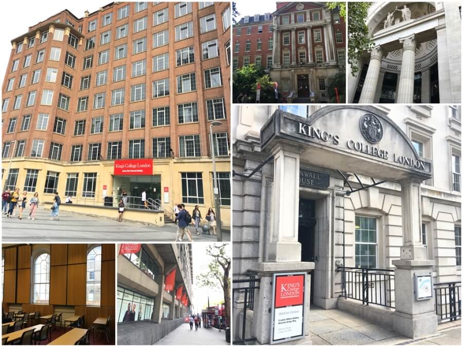 潘同學就讀學校倫敦國王學院