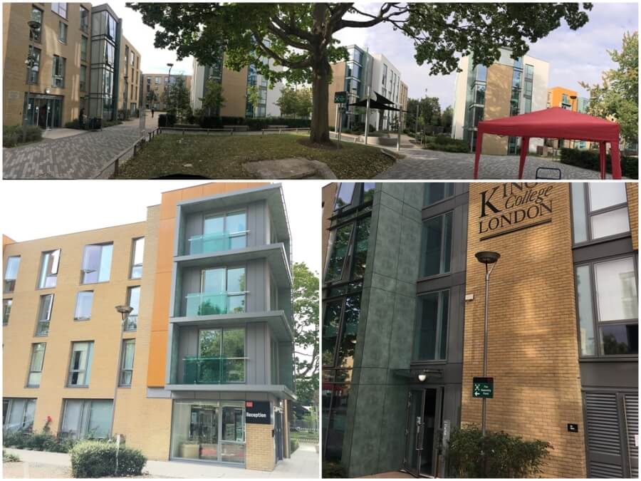 潘同學就讀的倫敦國王學院校園環境