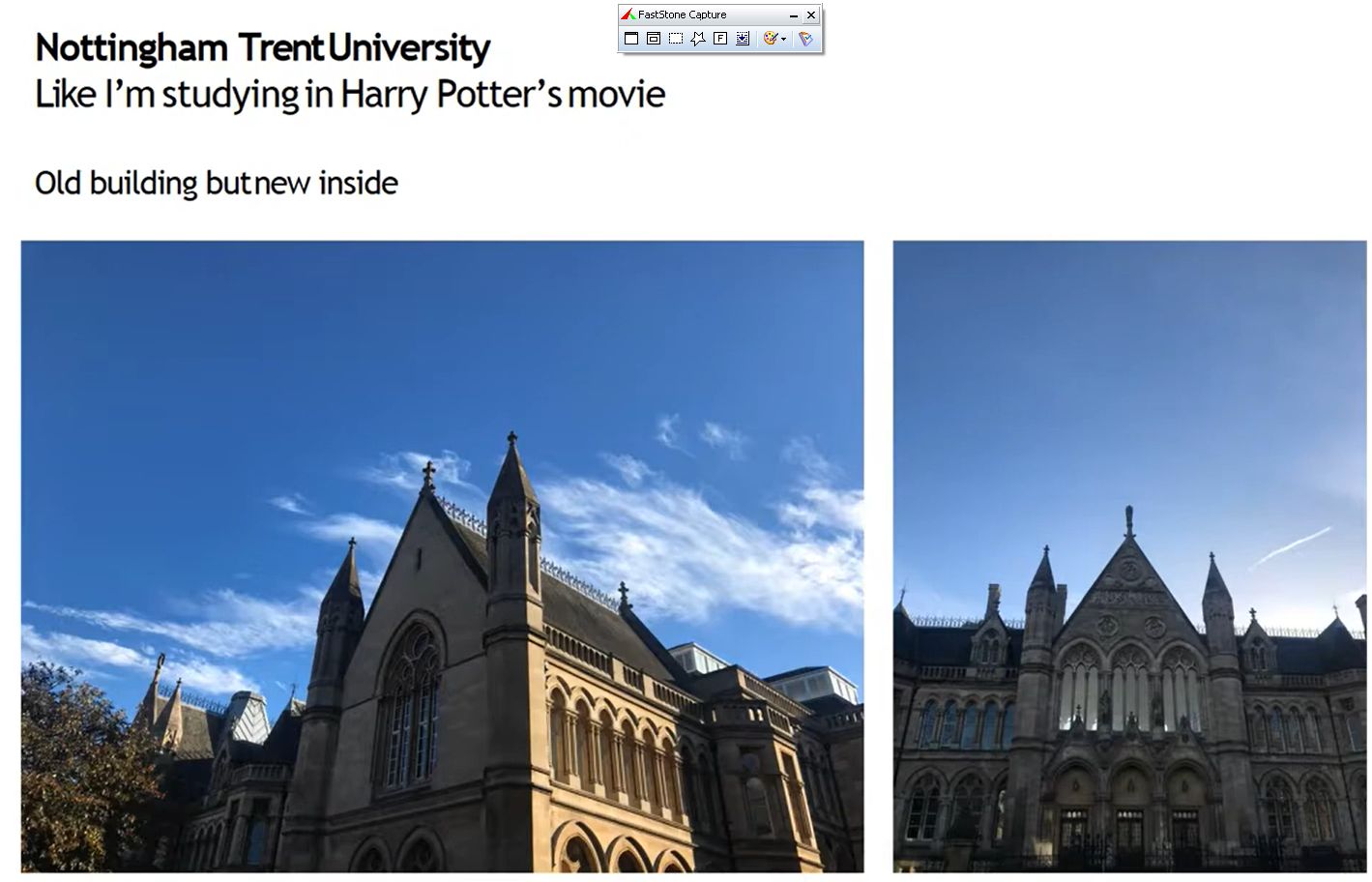 【英國留學生活心得分享-Nottingham trent University】