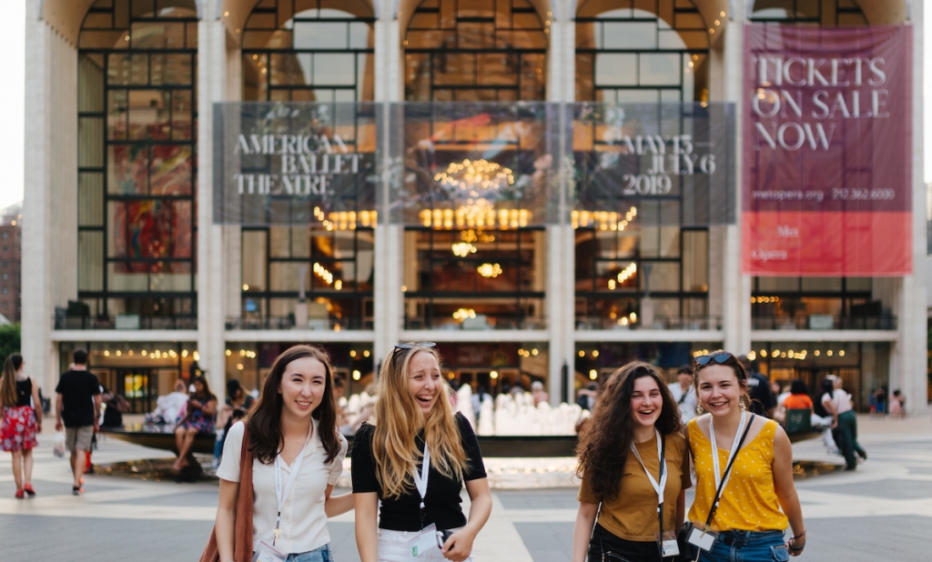 Sotheby's Institute of Art 學生參觀林肯表演藝術中心