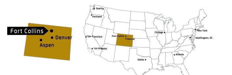 Colorado State University 科羅拉多州立大學位置