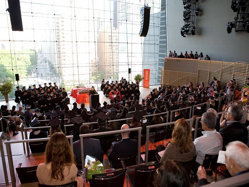 New York School of Interior Design 紐約室內設計學院畢業典禮