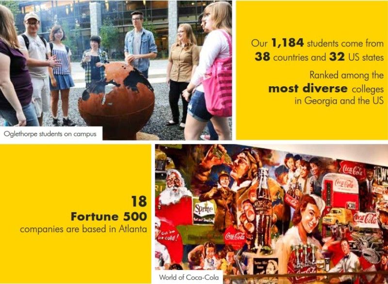 Oglethorpe University 奧格爾索普大學學生來源