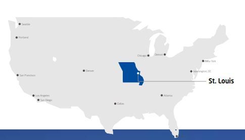 Saint Louis University 聖路易斯大學地圖