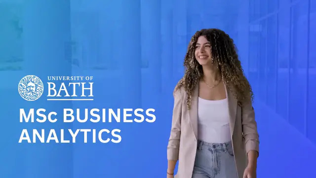University of Bath 的 Business Analytics MSc 涵蓋商業統計、資料庫與商業智慧、資料探勘、機器學習及模擬等內容