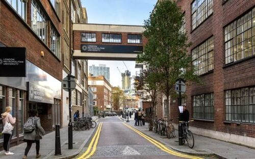 英國倫敦市中心的 London Metropolitan University是一所把倫敦變成設計教室的大學